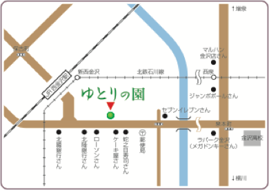 西金沢館MAP